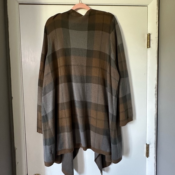 Gray and Brown Waterfall Cardigan Sweater from the Outlander at Torrid - Picture 7 of 11